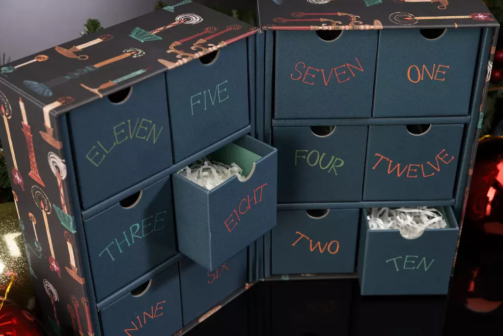 John Lewis 2024 candle advent calendar packaging — Made by Classic