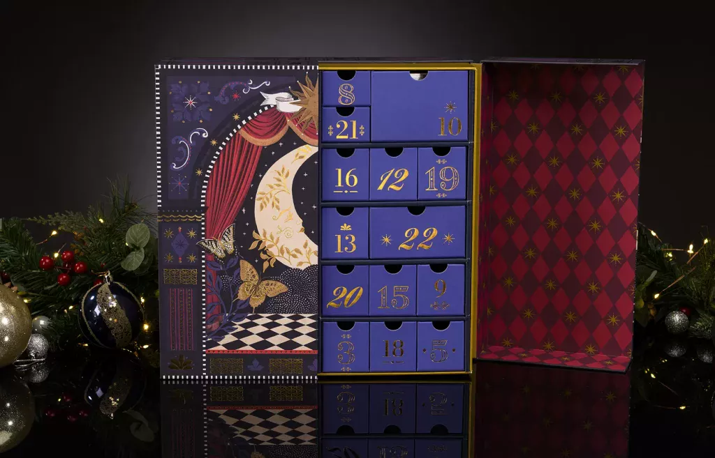 John Lewis beauty advent calendar packaging 2025 — Made by Classic