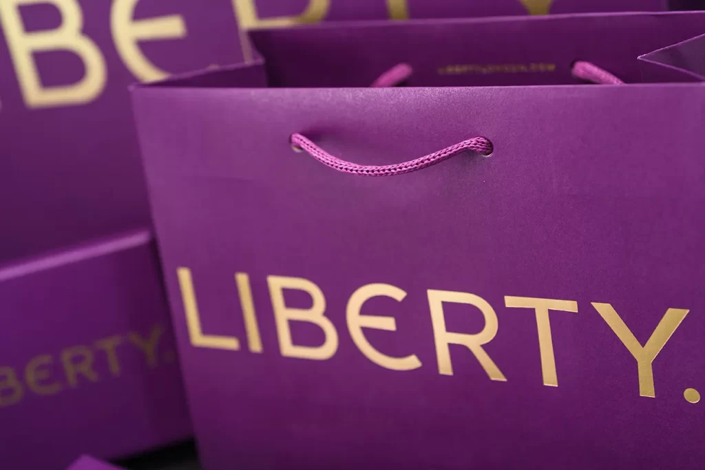 Liberty luxury retail paper bags — Made by Classic