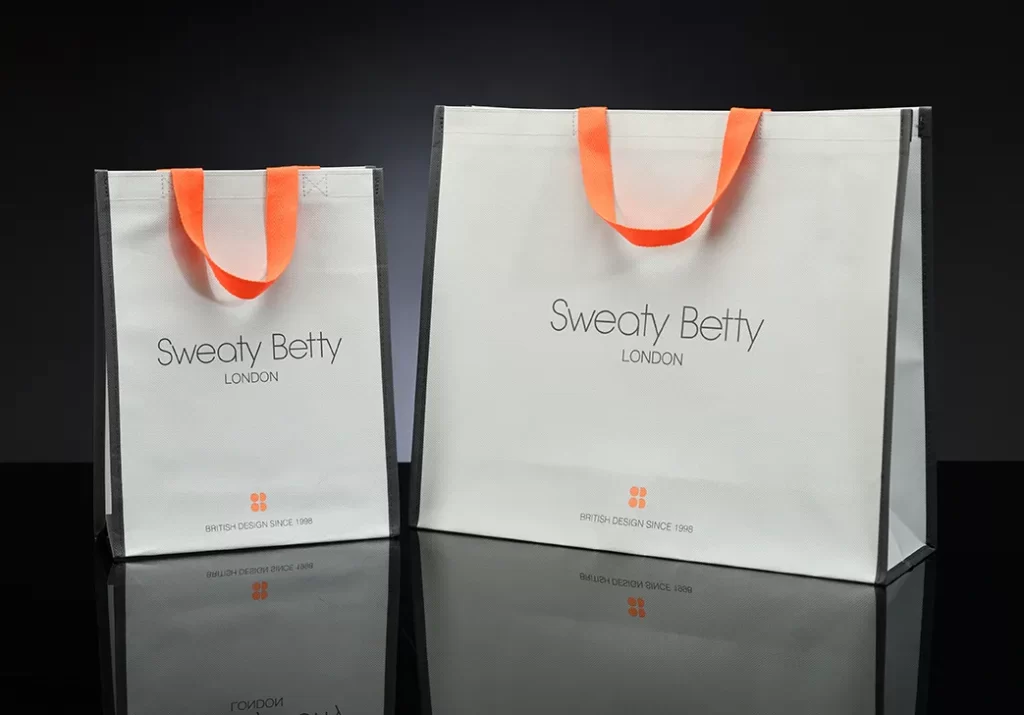 Sweaty Betty branded retail bags — Made by Classic