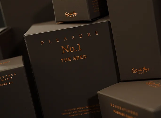 Coco de Mer luxury product packaging — Made by Classic