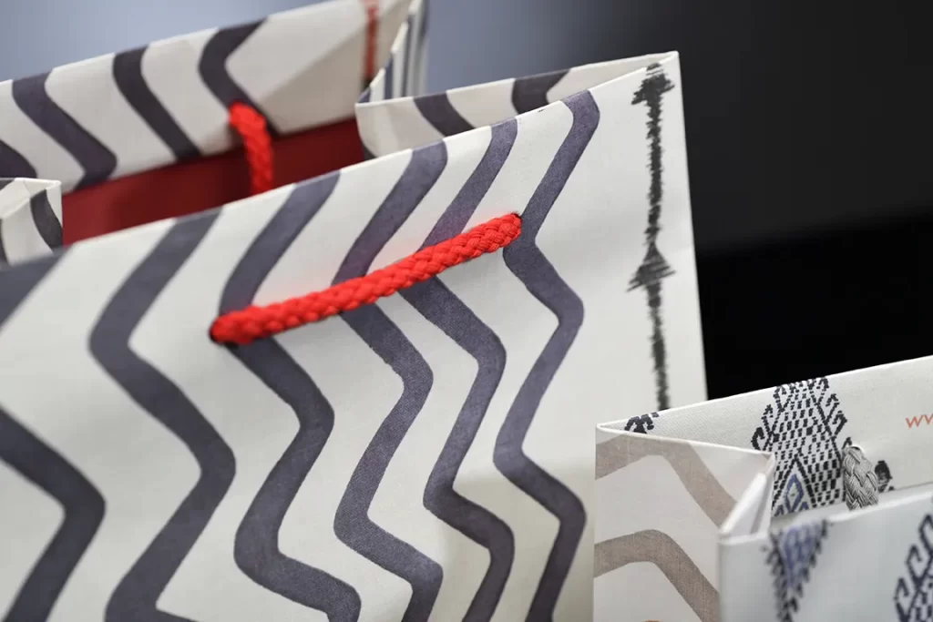 Firmdale Hotels branded paper bag retail packaging — Made by Classic