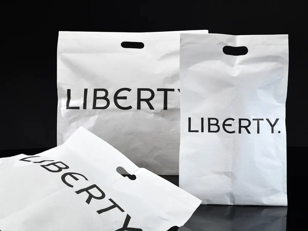 Liberty luxury e-commerce mailer bag packaging — Made by Classic