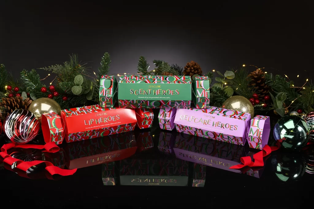 Space NK Christmas crackers product packaging 2025 — Made by Classic