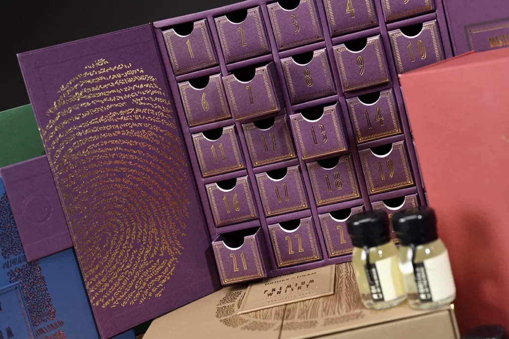 Master of Malt bespoke advent calendar packaging — Made by Classic