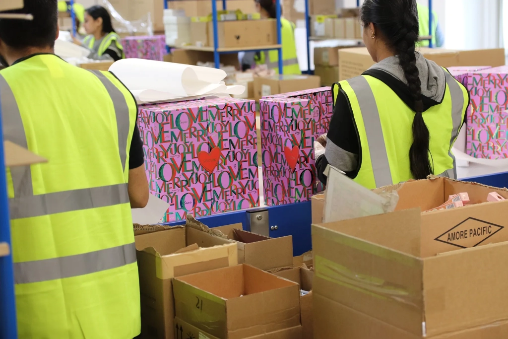 Space NK 2025 beauty advent calendar fulfilment and end-to-end packaging services — Made by Classic