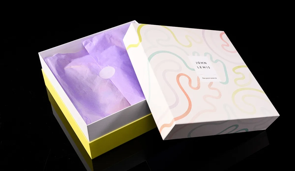 John Lewis baby gift box packaging — Made by Classic