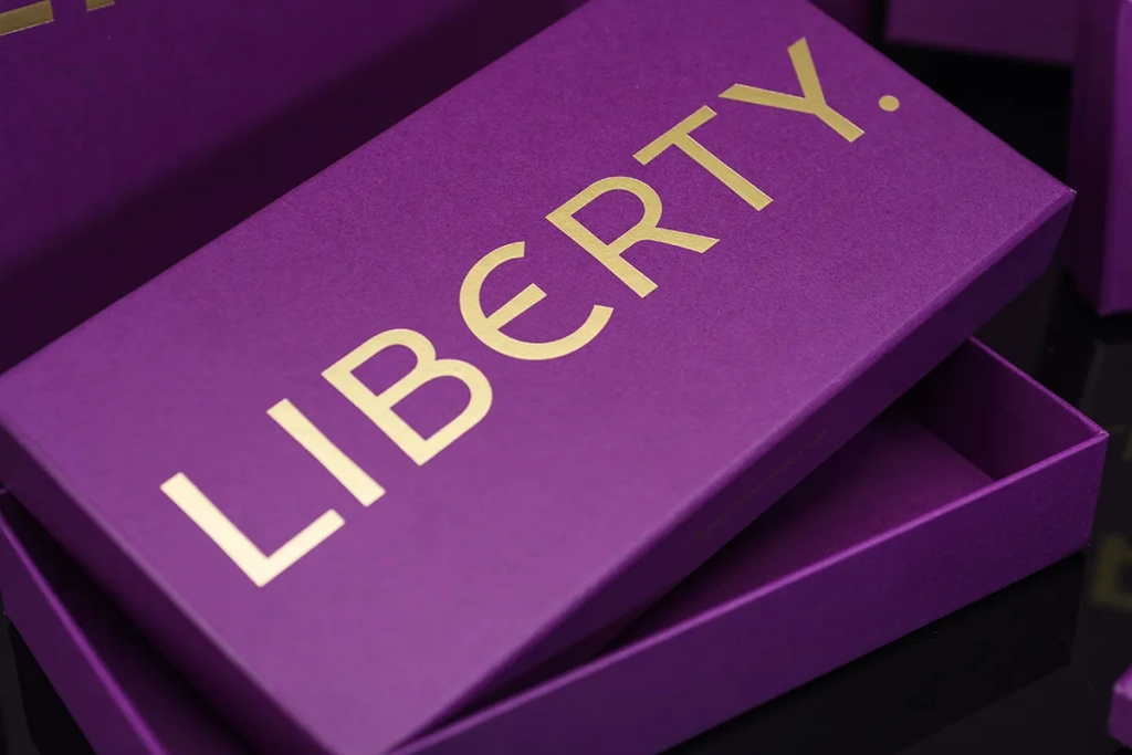 Liberty luxury retail box packaging — Made by Classic