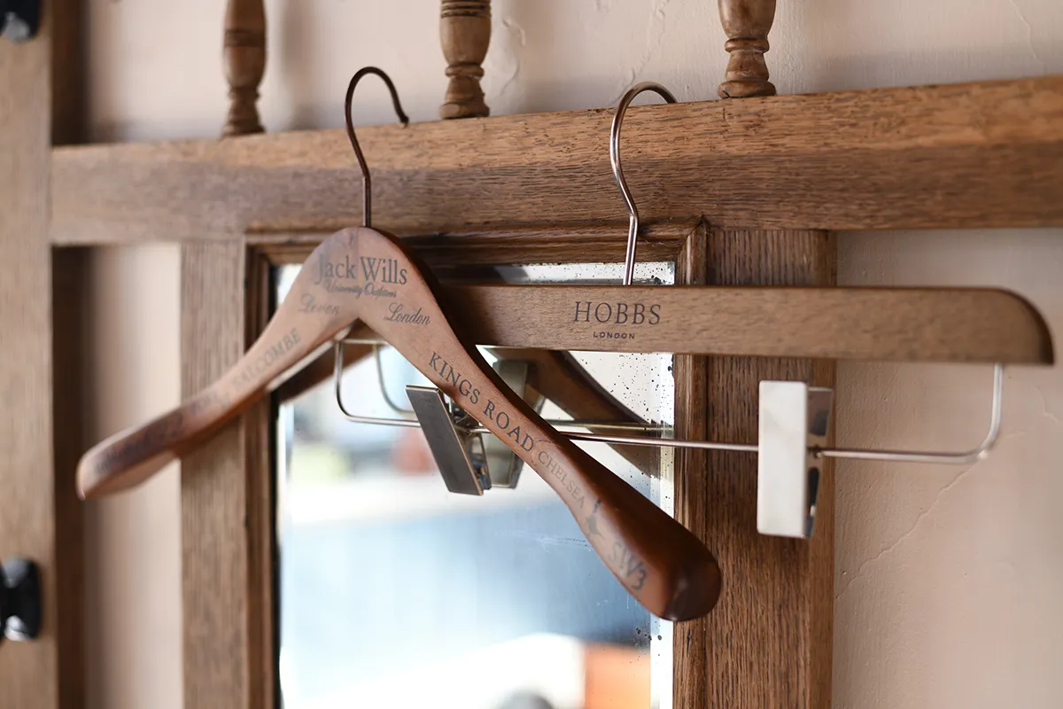 Hobbs branded coat hanger accessories — Made by Classic